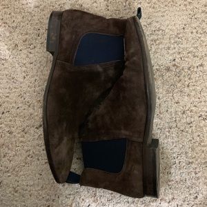 Hugo boss suede chelsea boots